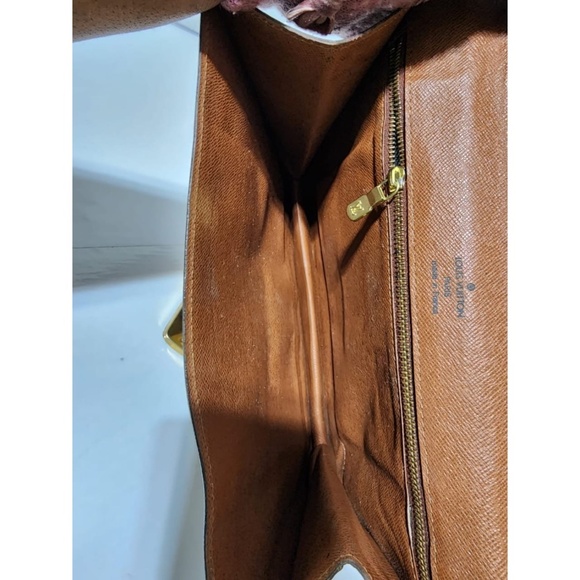 Authentic LOUIS VUITTON Monogram Monceau Satchel Bag Brown - Picture 9 of 16